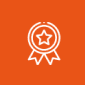 Here are a few options for an alt tag, all under 8 words: * **Award badge with star** * **Star award icon** * **Quality award** * **Achievement badge** I recommend choosing the alt tag that best reflects the context in which the image is used.